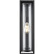 Caleb 1 Light 20 inch Textured Black Outdoor Wall Sconce